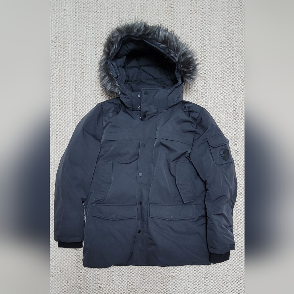 PAJAR Edgar Men's Parka Hooded With Faux Fur Trim